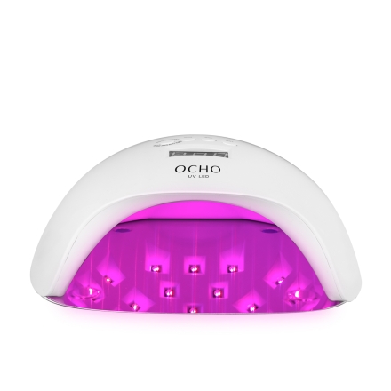 Lampa UV LED OCHO NAILS X13 65W plus biała z lustrzanym dnem - 3