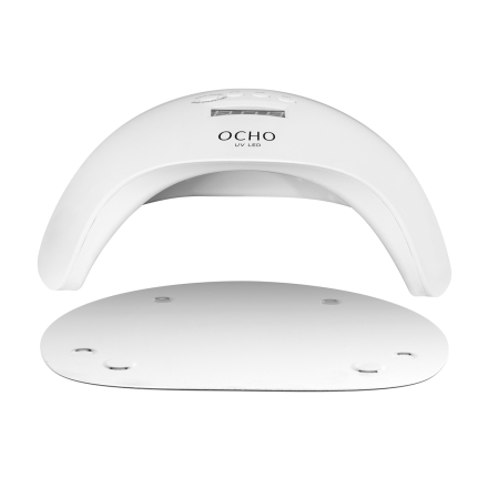 Lampa UV LED OCHO NAILS X13 65W plus biała z lustrzanym dnem - 4