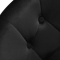4Rico fotel obrotowy QS-BL12B aksamit czarny - 4