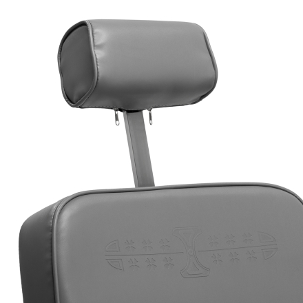 Hair System Fotel barberski MT-91 Szary - 14