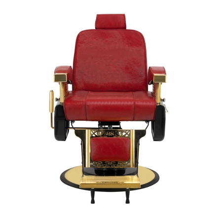 Hair System Fotel barberski MT-91 Złoto Czerwony - 2