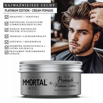 Immortal NYC Platinum Edition kremowa pomada 150ml - 3