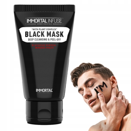 IMMORTAL BLACK Mask maseczka Peel-Off oczyszczająca do twarzy 150ml