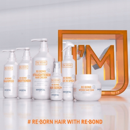 IMMORTAL VEGAN Re-Bond Maska włosy zniszczone intensywna regeneracja 250ml - 2