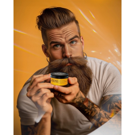 Immortal NYC Beard King Wosk Pomada woskowa do brody i wąsów 50ml - 3
