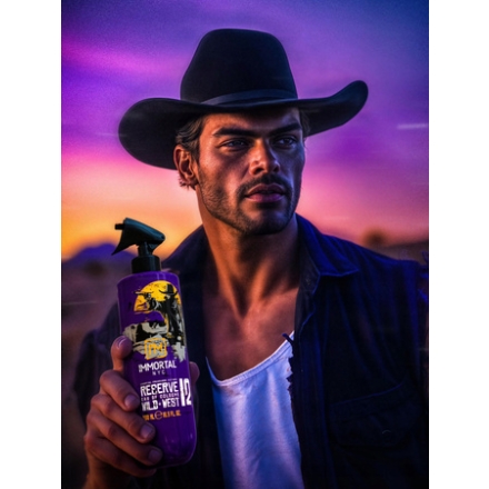 Immortal NYC Barber Reserve WILD WEST woda kolońska 500ml - 5