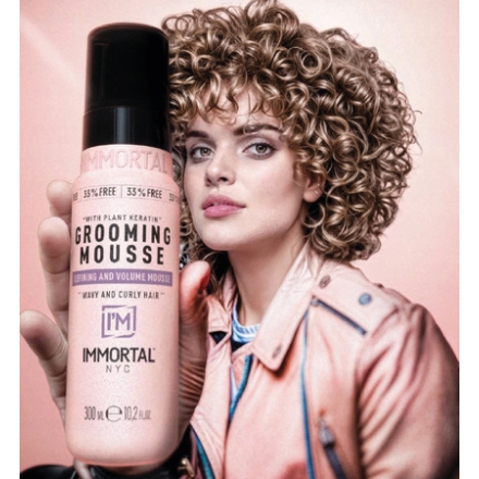 Immortal NYC Grooming Mousse Pianka Do Włosów Kręconych Loków Fal 300ml - 2