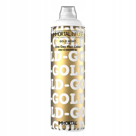 Immortal One Day Hair Color Gold Night Spray Koloryzujący Farbujący 200ml - 2