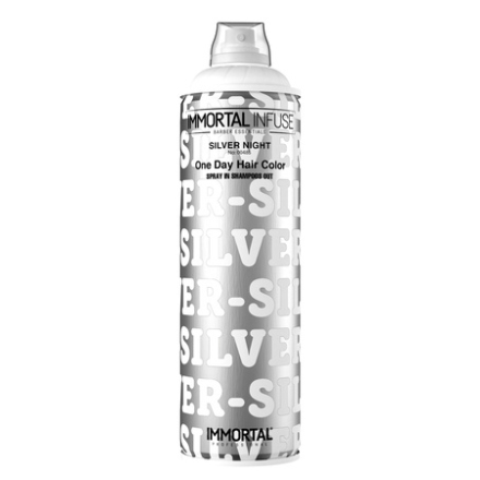 Immortal One Day Hair Color Silver Night Spray Koloryzujący Farbujący 200ml - 2
