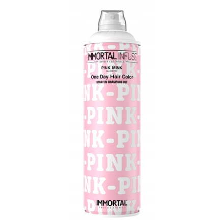Immortal One Day Hair Color Pink Mink Spray Koloryzujący Farbujący 200ml - 2