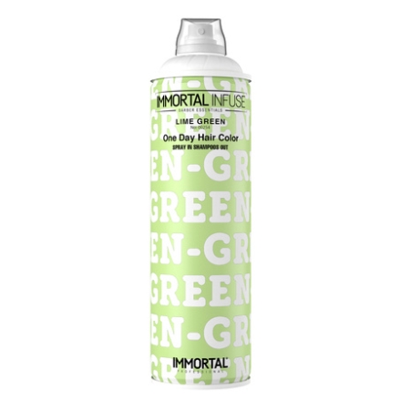 Immortal One Day Hair Color Lime Green Spray Koloryzujący Farbujący 200ml - 3