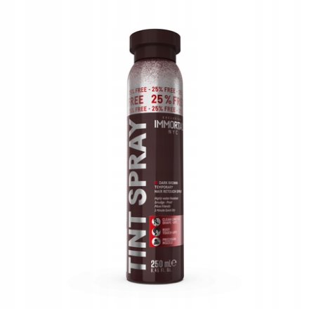 IMMORTAL TINT Dark Brown Spray Maskujący Retusz Cover brązowy 250ml - 2