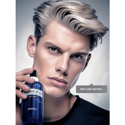 Immortal Splash Bay Rum Sailors tonik aftershave do włosów i twarzy 250ml - 2