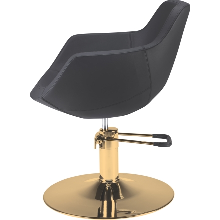 Fotel Fryzjerski Lore Dysk Gold - 4