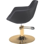 Fotel Fryzjerski Lore Dysk Gold - 5