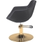 Fotel Fryzjerski Lore Dysk Gold - 3