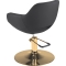 Fotel Fryzjerski Lore Dysk Gold - 2
