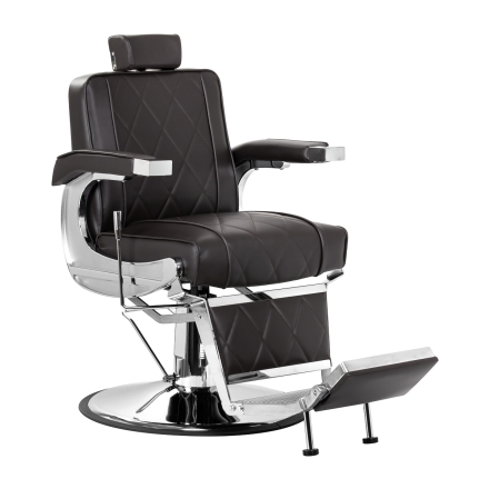 Hair System fotel barberski BM88066 brązowy