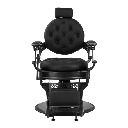 Gabbiano Fotel barberski Niccolo czarny - 2