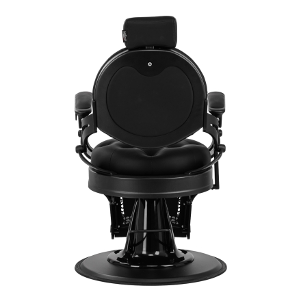 Gabbiano Fotel barberski Niccolo czarny - 3