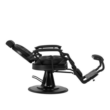 Gabbiano Fotel barberski Niccolo czarny - 5