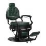 Gabbiano fotel barberski President zielony z czarną ramą - 2