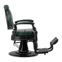 Gabbiano fotel barberski President zielony z czarną ramą - 3