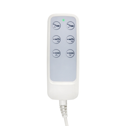 Fotel kosmetyczny elektryczny SILLON Lux 273b 3sil. v2 szary - 13