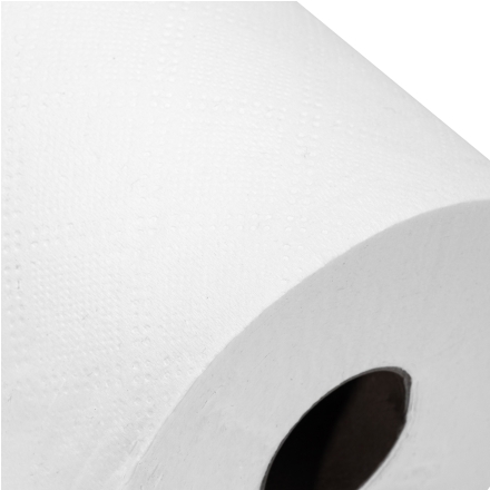 Jednorazowy podkład medyczny celulozowy 60cm x 80m biały - 2