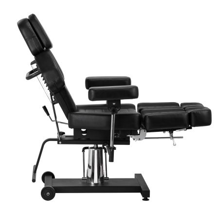 Fotel hydrauliczny do tatuażu Pro Ink 601A czarny - 6