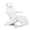 Elektryczny fotel kosmetyczny SILLON CLASSIC 3 silniki z podgrzewaniem second edition biały - 1