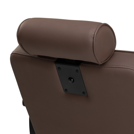Gabbiano fotel barberski Continental brązowy - 16