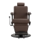 Gabbiano fotel barberski Continental brązowy - 1