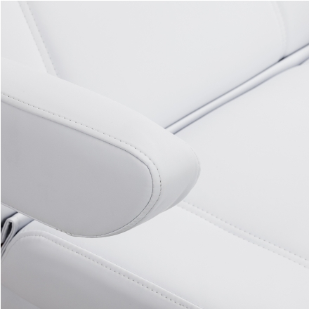 Fotel kosmetyczny Azzurro Lux 3m biały - 7