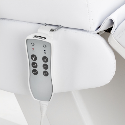 Fotel kosmetyczny Azzurro Lux 3m biały - 9