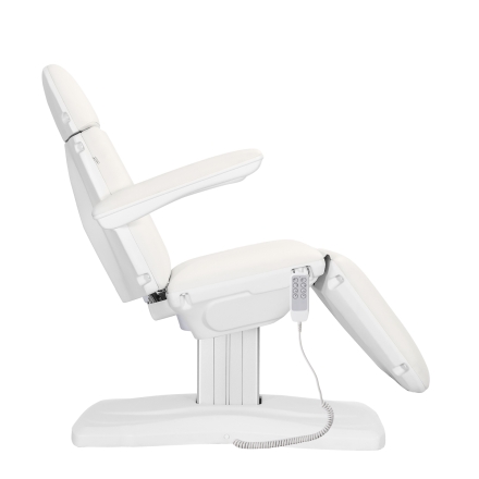 FOTEL KOSMETYCZNY ELEKTR. ECLIPSE 4 SILN. BIAŁY - 5