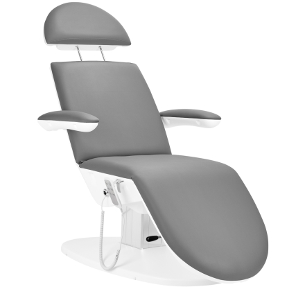 Fotel kosmetyczny elektryczny 2240K Eclipse 3 siln. szary z kołyską - 2