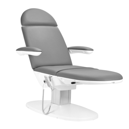 Fotel kosmetyczny elektryczny 2240K Eclipse 3 siln. szary z kołyską - 3