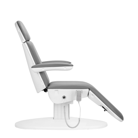 Fotel kosmetyczny elektryczny 2240K Eclipse 3 siln. szary z kołyską - 4