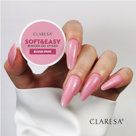Claresa żel budujący Soft&Easy blush pink 90 g - 5
