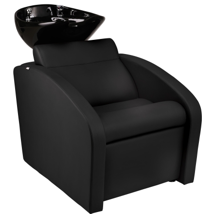 Zestaw Mebli Comfort + 2 Fotele Holly Czarne B Podstawa Kwadrat Złoty - 2