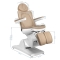 Fotel kosmetyczny elektr. Azzurro 870S pedi 3 siln. cappuccino - 3