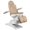 Fotel kosmetyczny elektr. Azzurro 870S pedi 3 siln. cappuccino - 4
