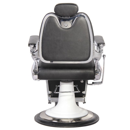Gabbiano fotel barberski Moto Style czarny - 7