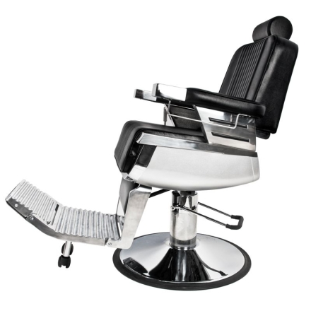 Gabbiano fotel barberski Royal czarny - 6