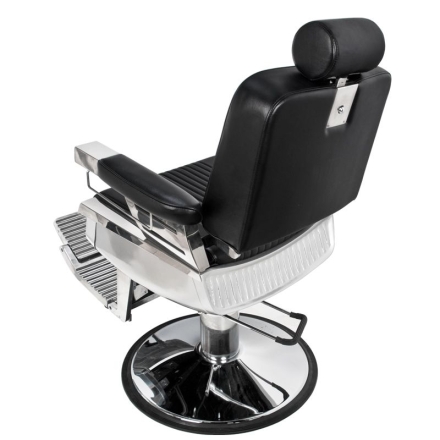 Gabbiano fotel barberski Royal czarny - 7