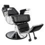 Gabbiano fotel barberski Royal czarny - 3