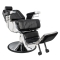 Gabbiano fotel barberski Royal czarny - 1