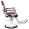 Gabbiano fotel barberski Moto Style bordowy - 1