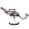 Gabbiano fotel barberski Moto Style bordowy - 2